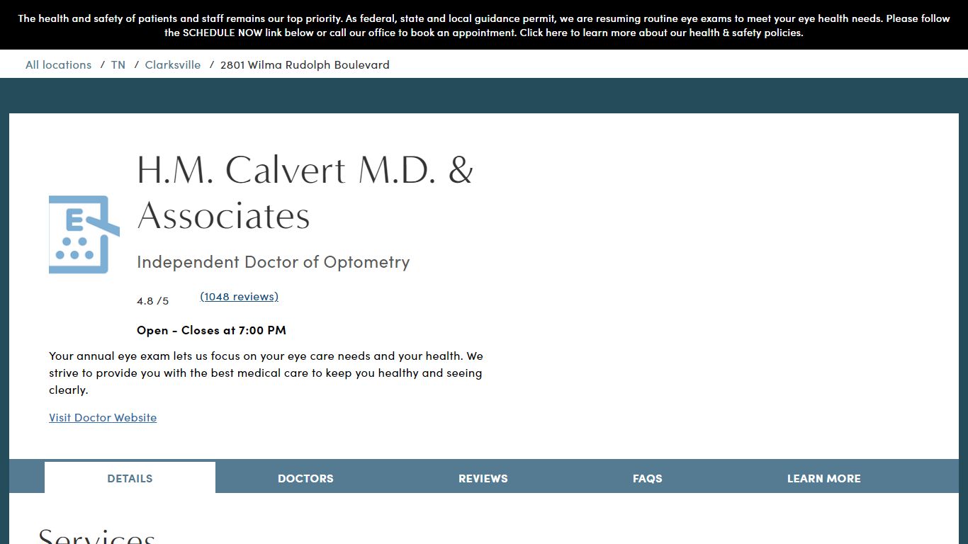 Trusted Eye Doctors in Clarksville, TN - LensCrafters